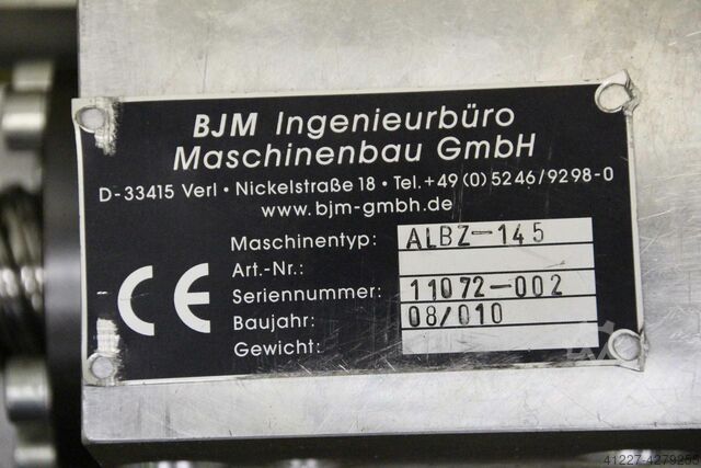 Linear rails with servo drive BJM Verfahrweg 2430 mm