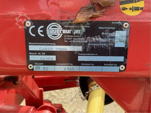 Mulcher Sauerburger Carat 2500