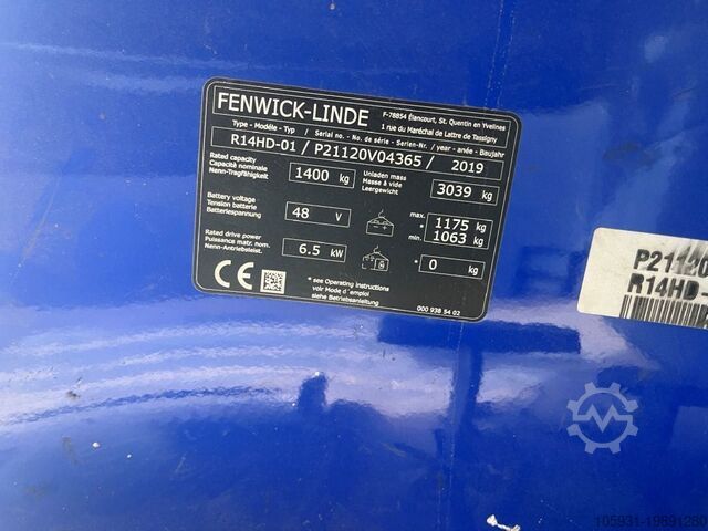 Reach Truck Linde R14HD-01
