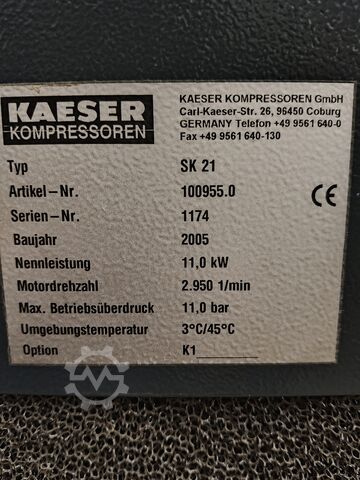 Schraubenkompressor Kaeser SK 21