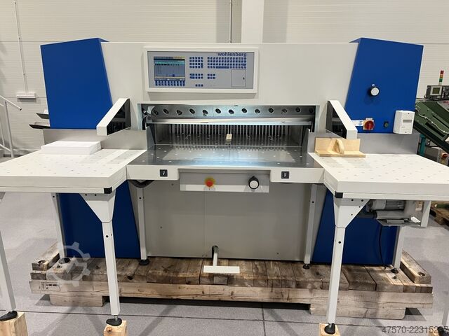 Papierschneidemaschine Wohlenberg 115CutTec Paper Cutting Guillotine