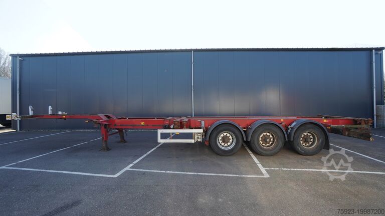 Containertransport Renders 3 AXLE EXTENDABLE CONTAINER TRANSPORT TRAILER