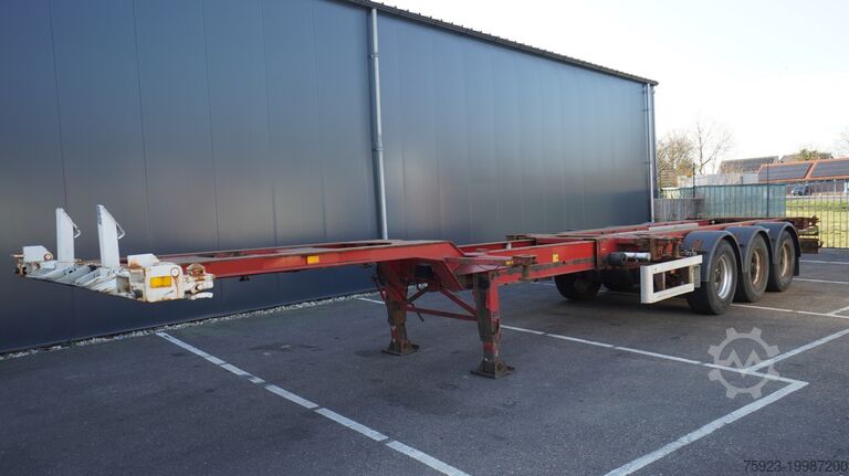 Containertransport Renders 3 AXLE EXTENDABLE CONTAINER TRANSPORT TRAILER