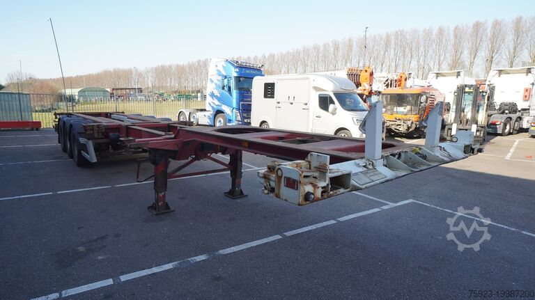Containertransport Renders 3 AXLE EXTENDABLE CONTAINER TRANSPORT TRAILER