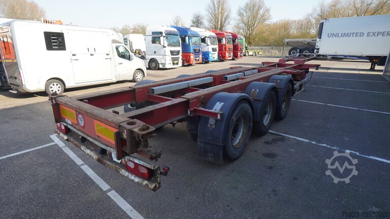 Containertransport Renders 3 AXLE EXTENDABLE CONTAINER TRANSPORT TRAILER