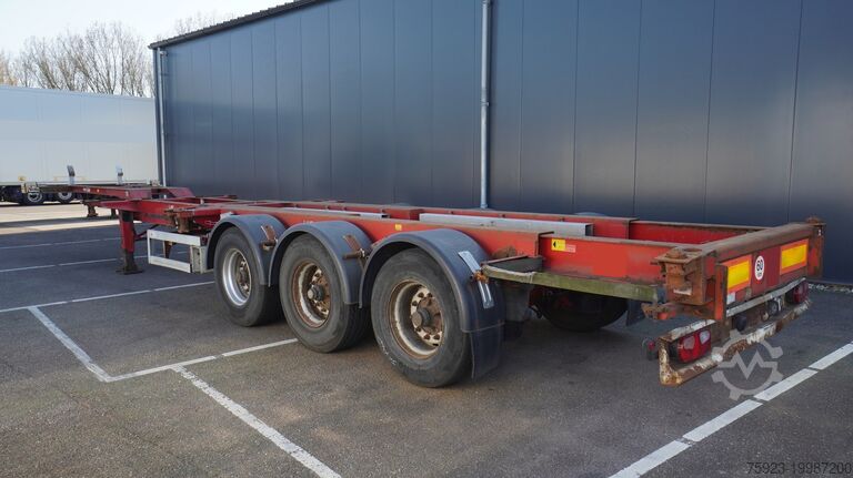 Containertransport Renders 3 AXLE EXTENDABLE CONTAINER TRANSPORT TRAILER