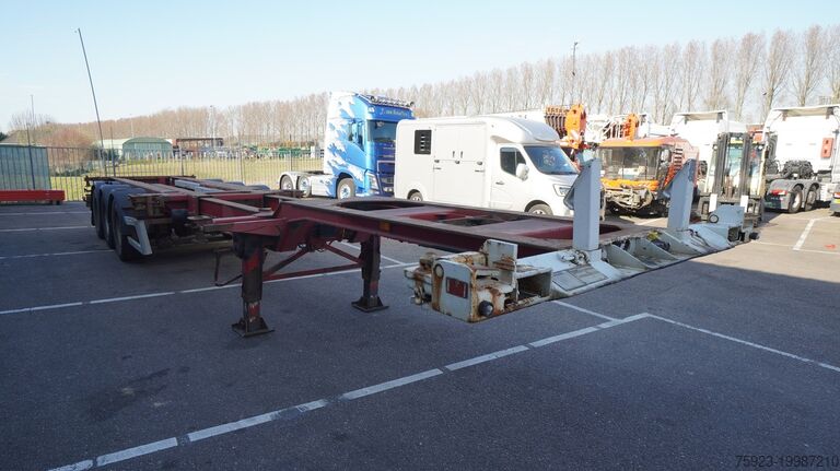 Containertransport Renders 3 AXLE EXTENDABLE CONTAINER TRANSPORT TRAILER