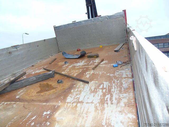 Kranwagen DAF CF 75.240 ATI + EURO 2 + HIAB 090 + 3SIDE TIPPER