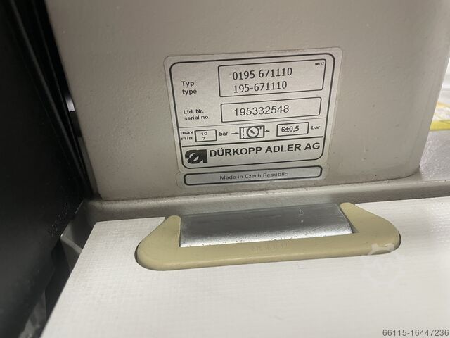 Sewing machine Dürkopp Adler 195-671110