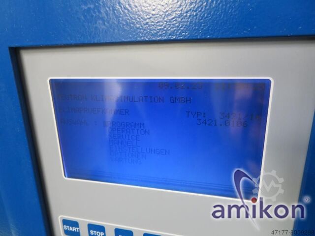 Klimaprüfkammer 280 Liter Feutron KPK 200 Typ: 3416/16 +5 °C bis +100 °C