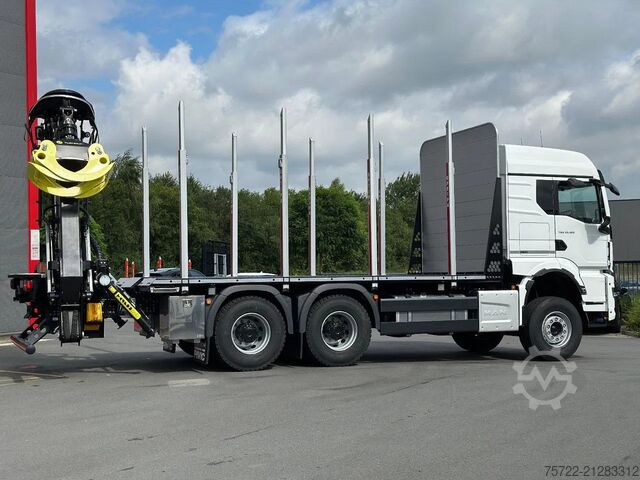 Holztransporter MAN TGS 33.520 6x4 BL 3900 Kurzholz Plattform Aufbau