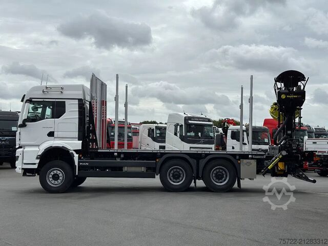 Holztransporter MAN TGS 33.520 6x4 BL 3900 Kurzholz Plattform Aufbau