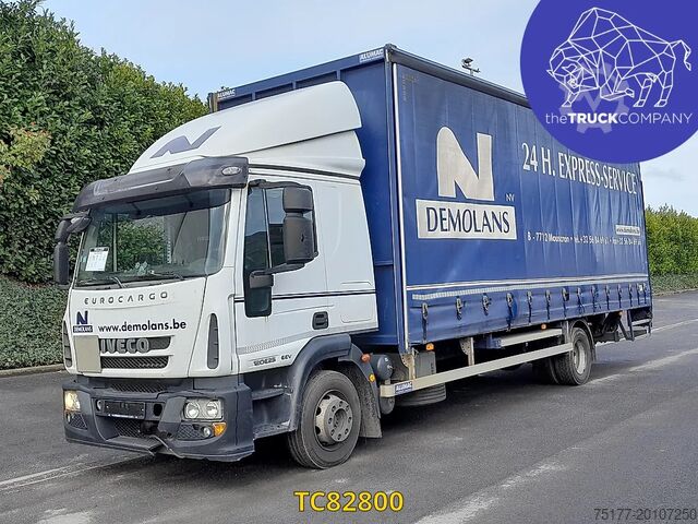 Sliding tarpaulin Iveco EuroCargo 120e25 Euro 5 - ENGINE DAMAGE -