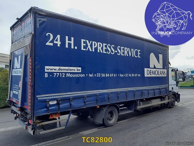 Sliding tarpaulin Iveco EuroCargo 120e25 Euro 5 - ENGINE DAMAGE -