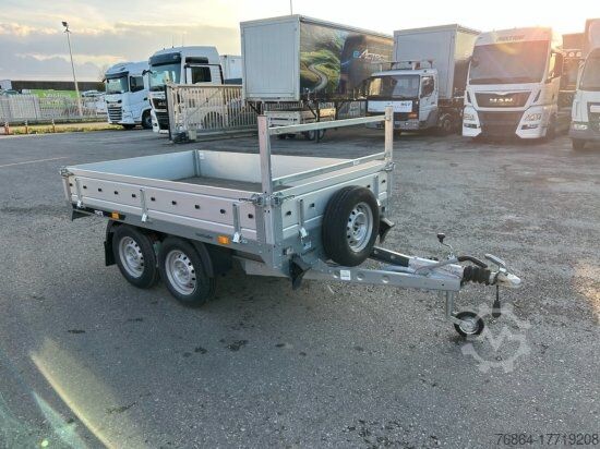 Anhänger mit offener Pritsche MARTZ HOCHLADER + 250/2 2T VERZINKT, KNOTT-ACHSEN, RESERVERAD, 3.STK VORHANDEN