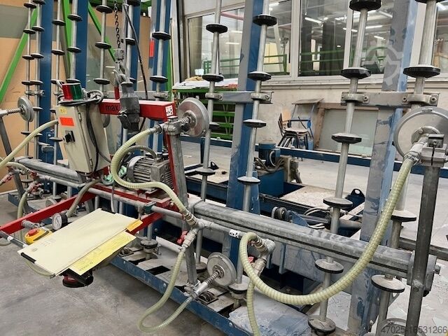 Glass cutting table Schneidelinie für Geteilte Bandmaße Bystronic