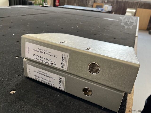 Glass cutting table Schneidelinie für Geteilte Bandmaße Bystronic