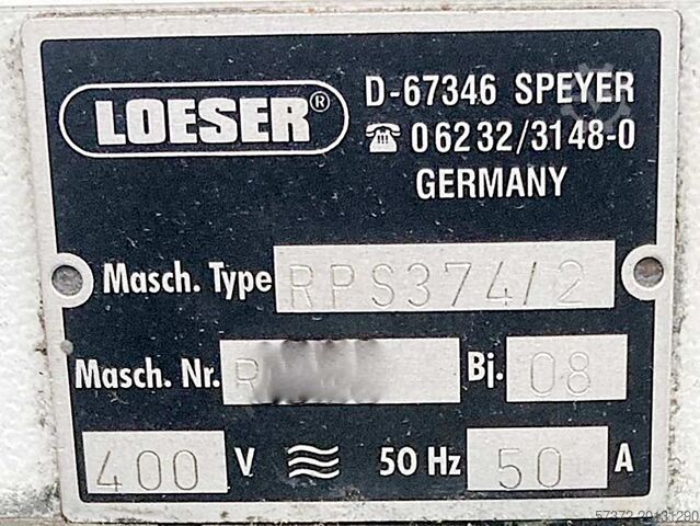 Centerless Grinding Machine Loeser RPS 374/2+2