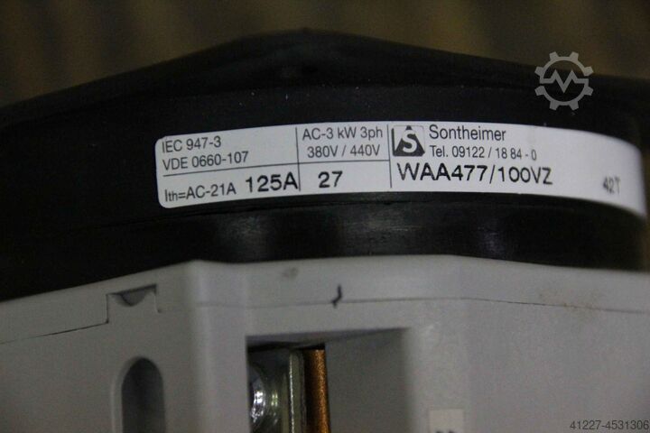 Nockenschalter Sontheimer WAA477/100 VZ