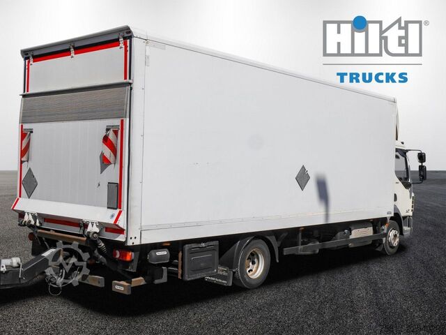 Box truck DAF LF 220 12t SAXAS KOFFER + ANHÄNGER MOESLEIN AHK