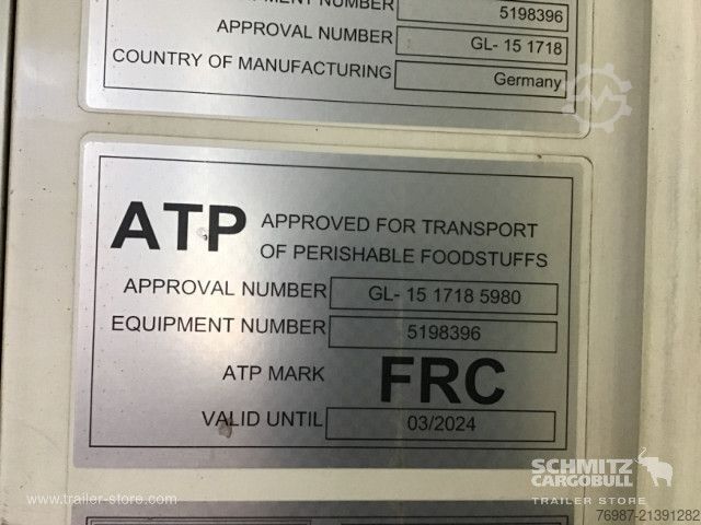 Reefer semitrailer Schmitz Cargobull Tiefkühler Standard Doppelstock