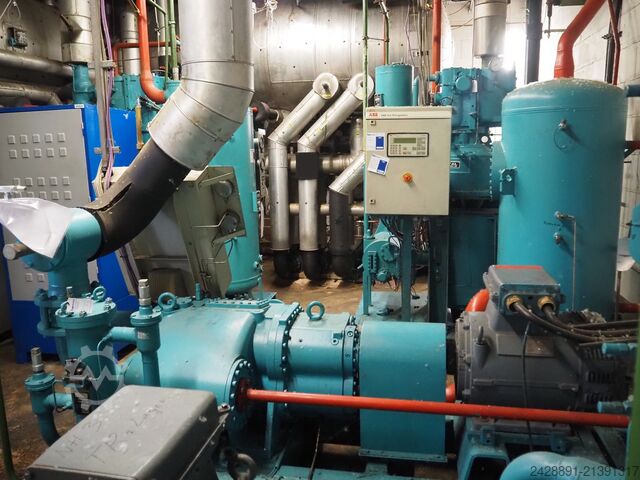 Ammonia refrigeration system (NH3) Sabroe, York, Stal SAB 83, SVA26E, ARLEX ND