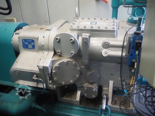 Ammonia refrigeration system (NH3) Sabroe, York, Stal SAB 83, SVA26E, ARLEX ND