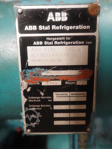 Ammonia refrigeration system (NH3) Sabroe, York, Stal SAB 83, SVA26E, ARLEX ND