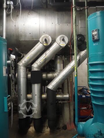 Ammonia refrigeration system (NH3) Sabroe, York, Stal SAB 83, SVA26E, ARLEX ND