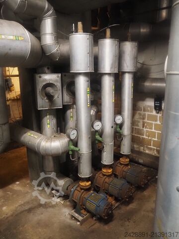 Ammonia refrigeration system (NH3) Sabroe, York, Stal SAB 83, SVA26E, ARLEX ND