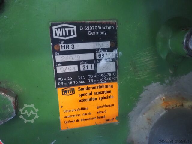 Ammonia refrigeration system (NH3) Sabroe, York, Stal SAB 83, SVA26E, ARLEX ND