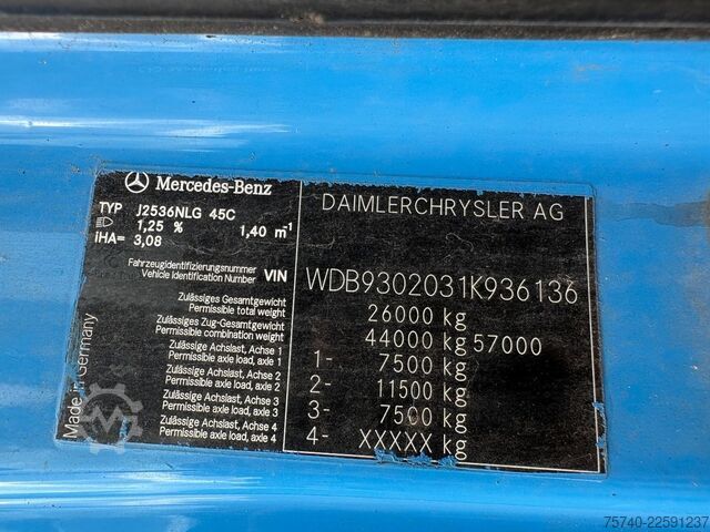 Crane Mercedes-Benz Actros 2536 + FASSI F130 A - 2X EXT. + 6X2 + HA...