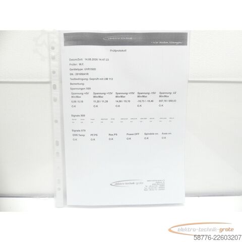 Komponente Heidenhain UVR 150D 390 421-01 SN28165641R generalüberh.+ 3 Monate Gewährleist.
