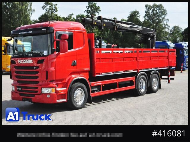 LKW mit Pritsche (offen) SCANIA R400, HIAB XS 166-3 Lift-Lenkachse
