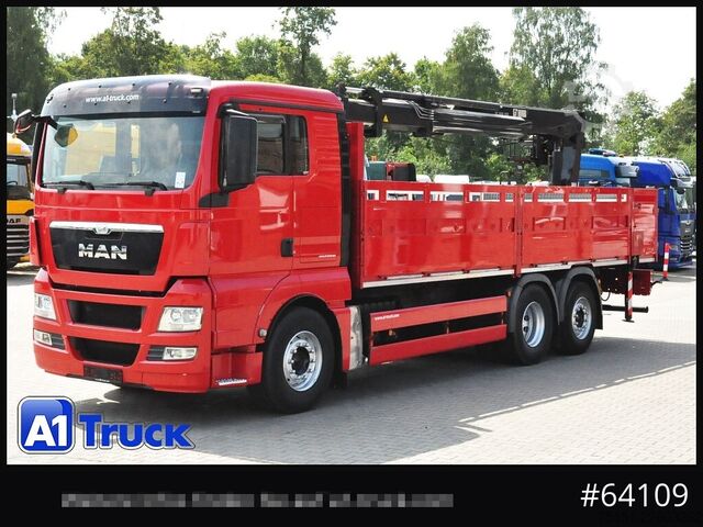 Autokran MAN TGX 26.400 LL, Hiab XS 166, Lenk-Liftachse,