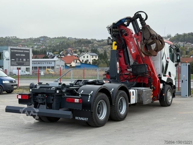 Roll-off tipper truck RENAULT C520 * ABROLLKIPPER 4,80 m * KESLA * 6x4!