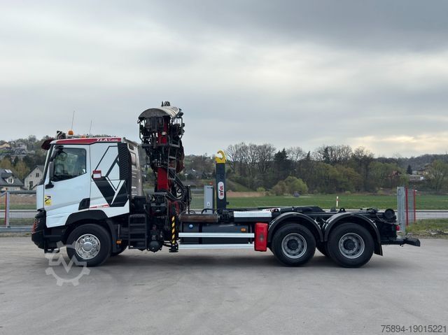 Roll-off tipper truck RENAULT C520 * ABROLLKIPPER 4,80 m * KESLA * 6x4!