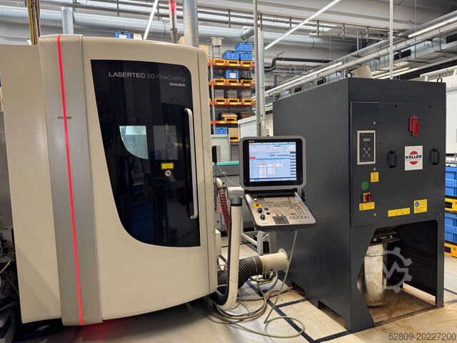 Laser cutting machine, milling machine, sheet metal* DMG MORI LASERTEC 50 Sauer FineCutting