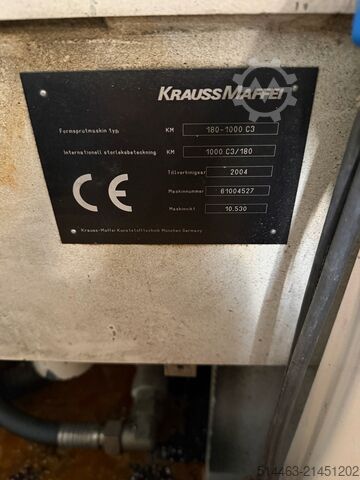 Injection moulding plant KraussMaffei 