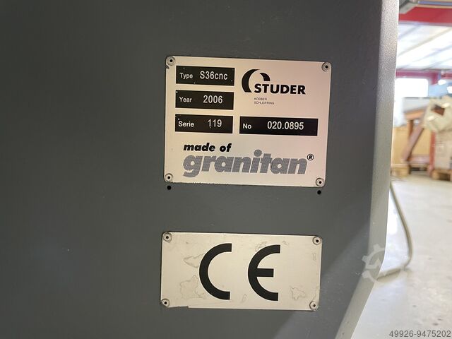 RUNDSCHLEIFMASCHINE Studer S 36 CNC Heavy Duty