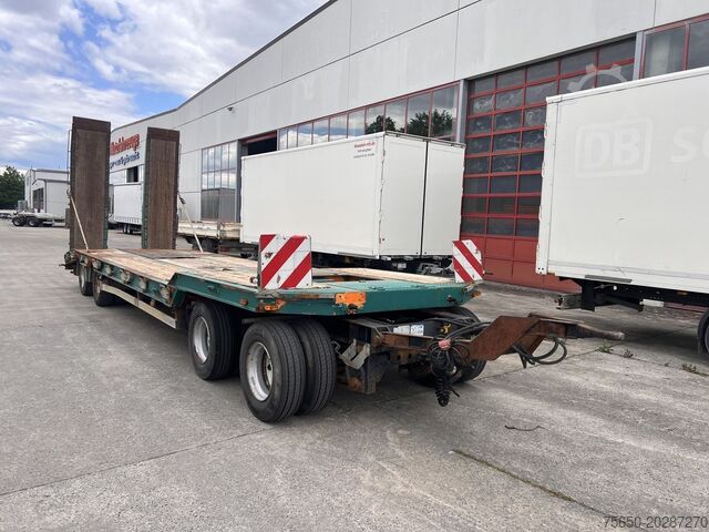 Low loader trailer Humbaur HTD 409525-4A  4 Achs Tiefladeranhänger, kein Müller Mitteltal
