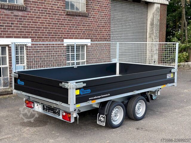 Dreiseitenkipper Debon CHEVAL LIBERTE DEBON PW3.3 | GITTERAUFSATZ | BLACK EDITION 330X186X95CM 3500KG DREISEITENKIPPER