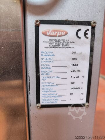 Weighing and filling machine Varpe DM 1505