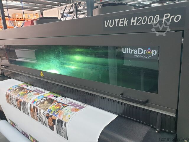 Vutek H2000 Pro efi Vutek H2000 Pro UV Hybrid Printer 7pl / 1000 dpi Ultrafrop