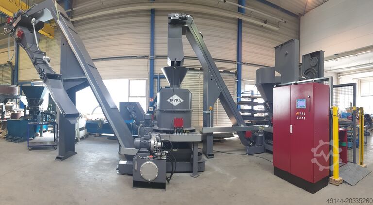 Späneaufbereitungsanlage /Späne Entölung SPYRA Zentrifuge, Spänebrecher, Förderband,...