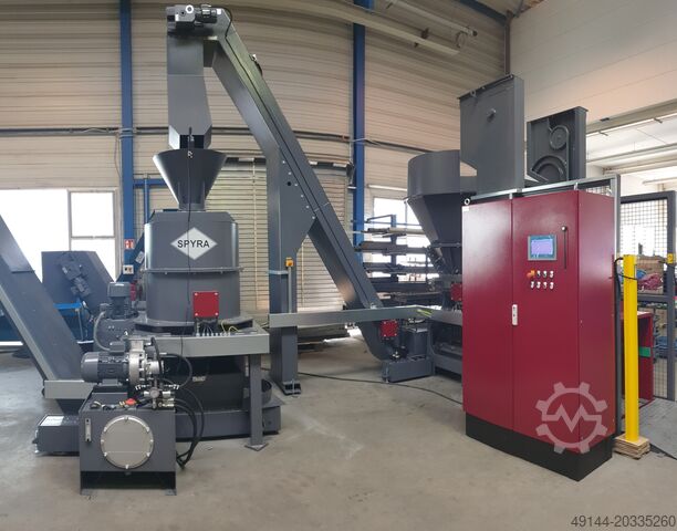 Späneaufbereitungsanlage /Späne Entölung SPYRA Zentrifuge, Spänebrecher, Förderband,...