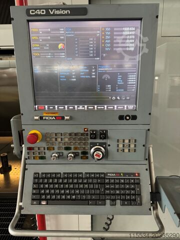 Doppelständer-Fräsmaschine vom Hobeltyp Fidia GTFM V3