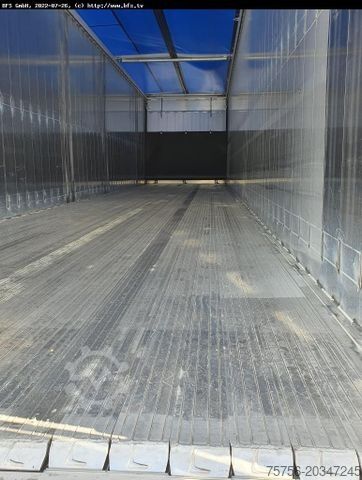 Walking floor semitrailer LEGRAS Schubboden FMA LEICHT 91,4 m³, 7mm, 2/2, Seitens