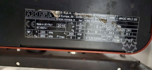 Generator MOSA MAGIC WELD 200