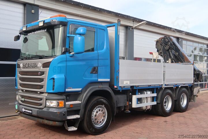 Crane truck Scania G480 6X4LB/ HIAB 244 5 24T/ 3 PEDAL/ RETARDER/